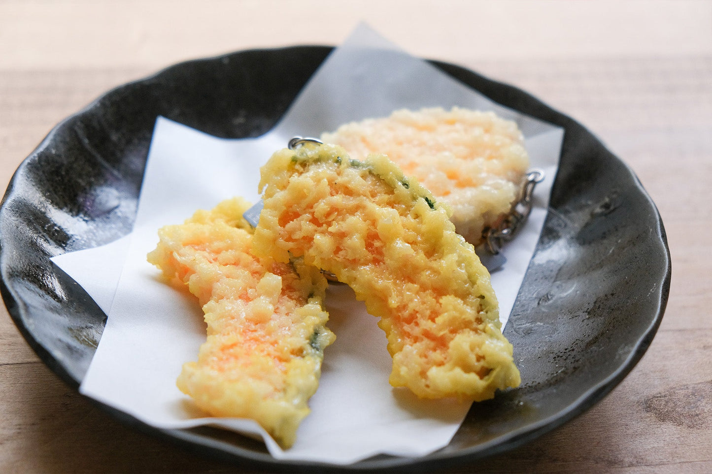 Fake Food / Pumpkin Tempura / Key Ring