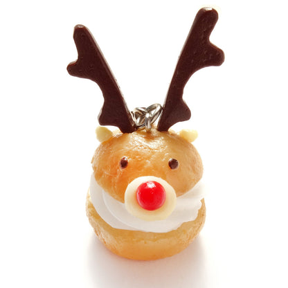 Fake Food / Reindeer Choux Crème / Key Ring