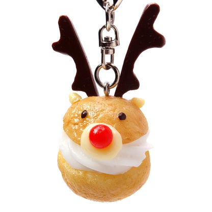 Fake Food / Reindeer Choux Crème / Key Ring