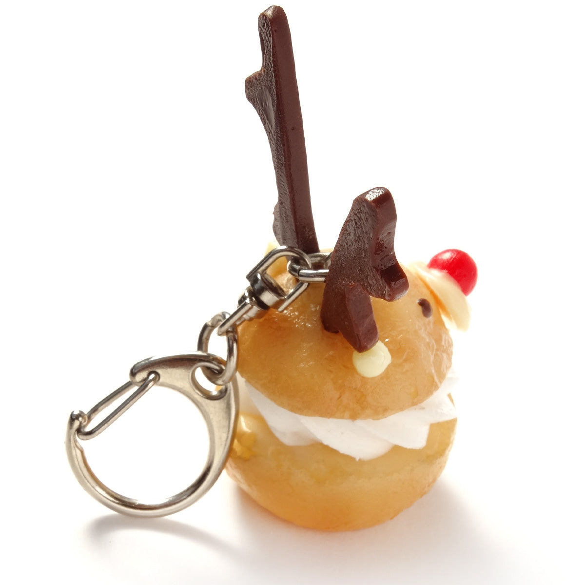 Fake Food / Reindeer Choux Crème / Key Ring