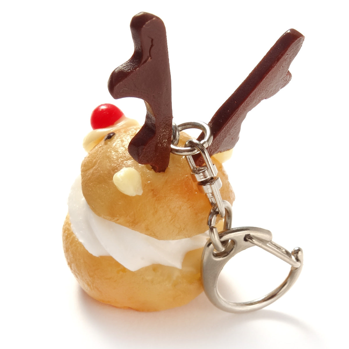 Fake Food / Reindeer Choux Crème / Key Ring