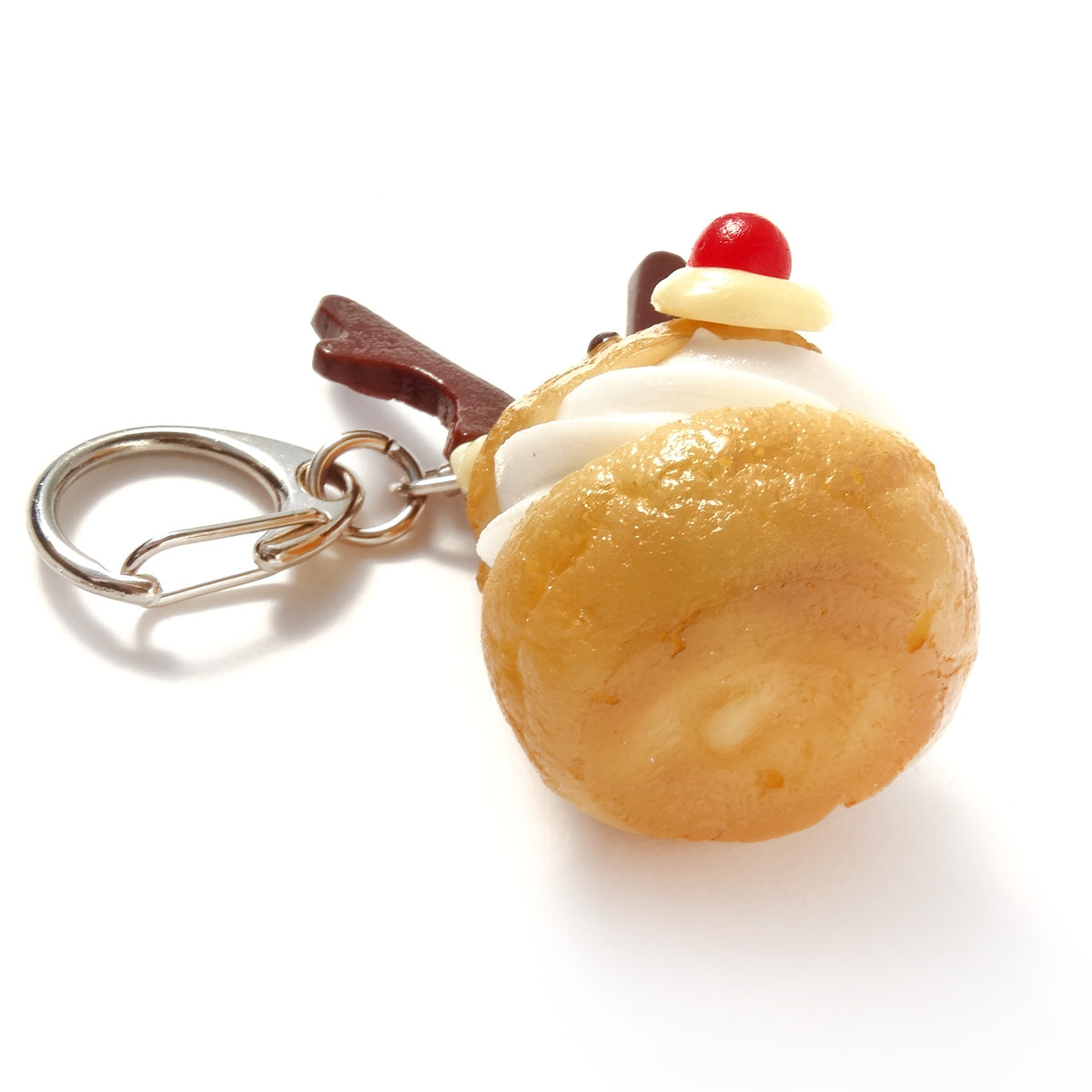 Fake Food / Reindeer Choux Crème / Key Ring