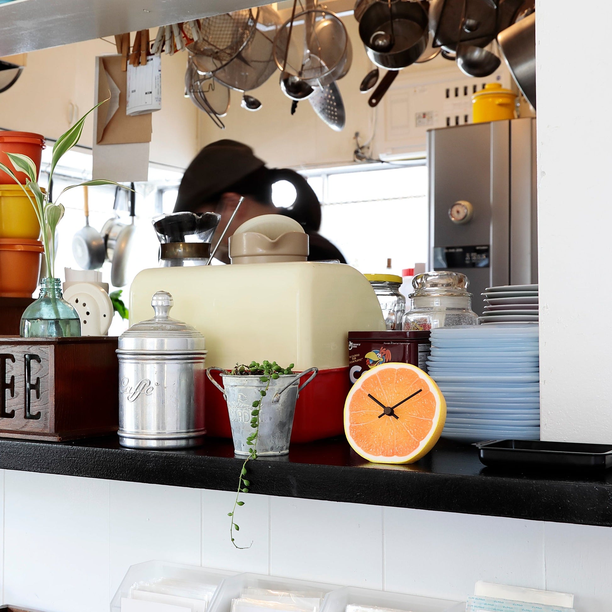 Fake Food / Replica Food Clock Grapefruit