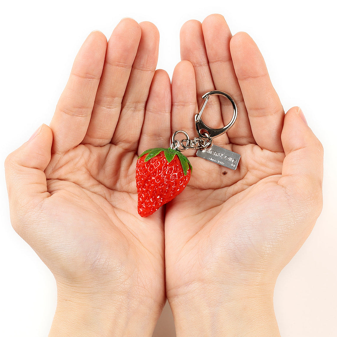 Fake Food / Ripe Strawberries / Key Ring