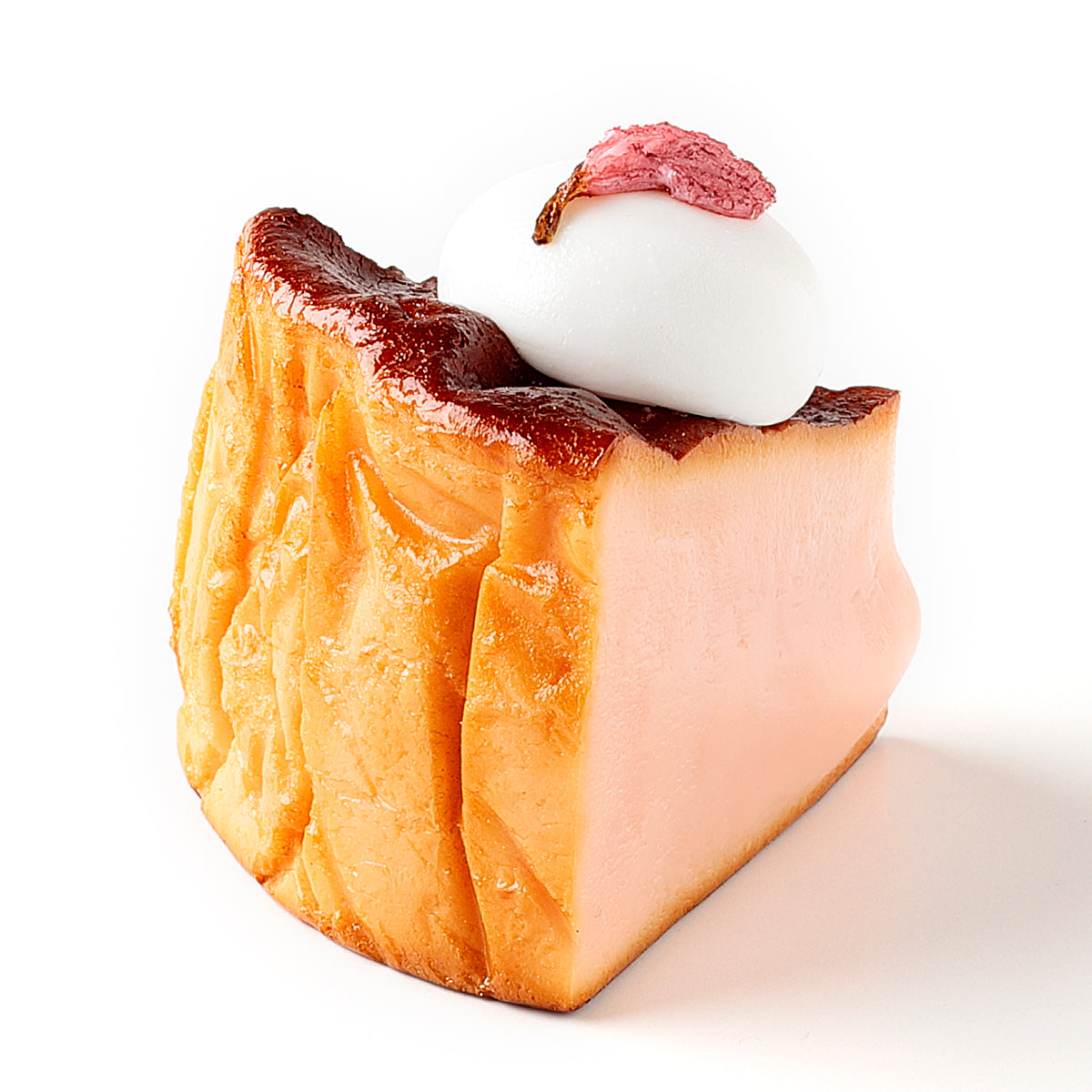 Fake Food / Sakura Basque Cheesecake