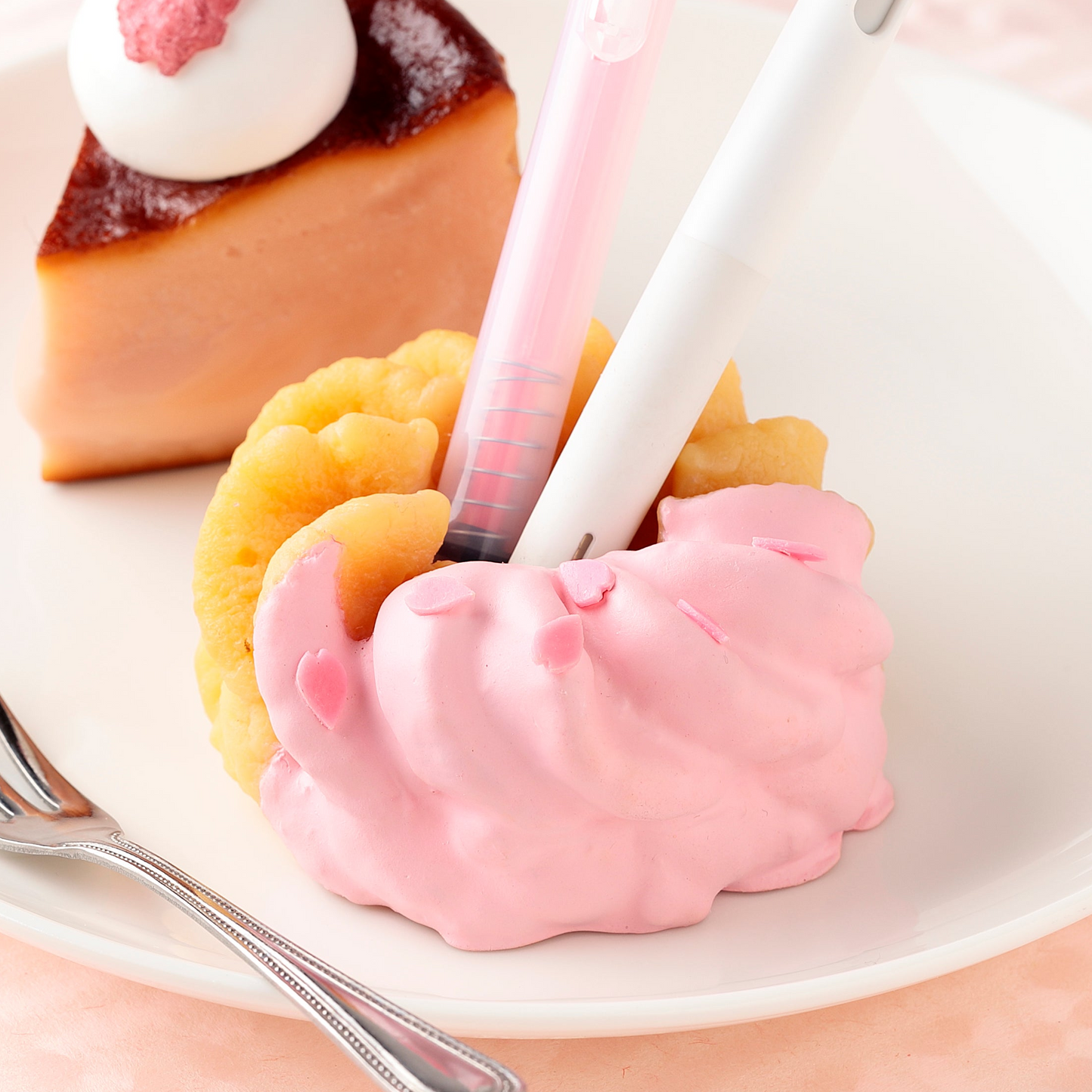 Fake Food / Sakura French Cruller / Pen Stand