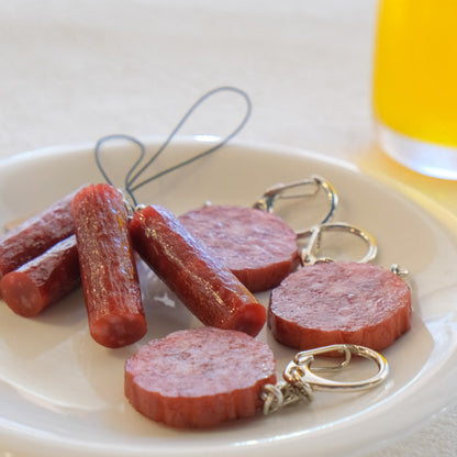 Fake Food / Salami / Key Ring