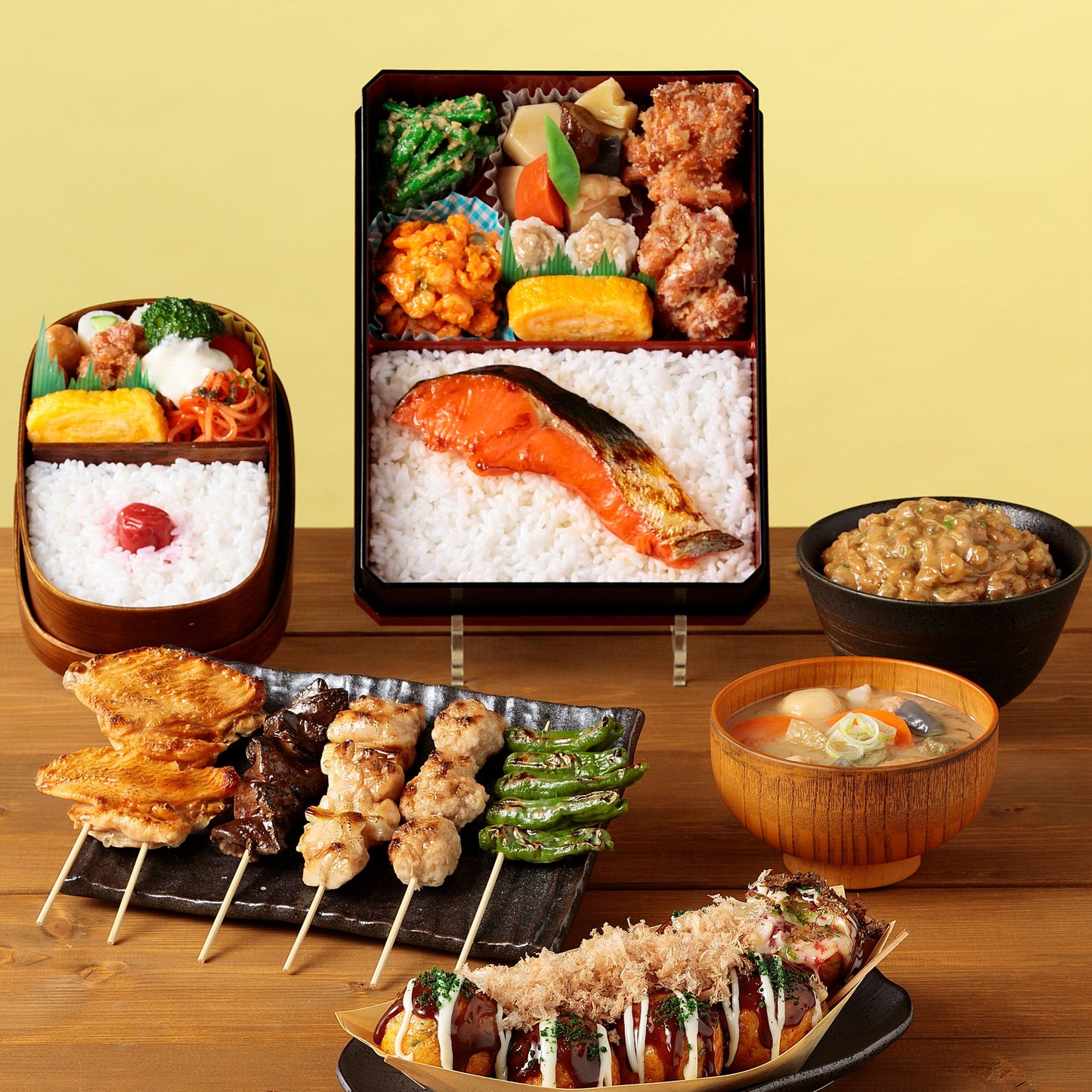 Fake Food / Salmon Bento