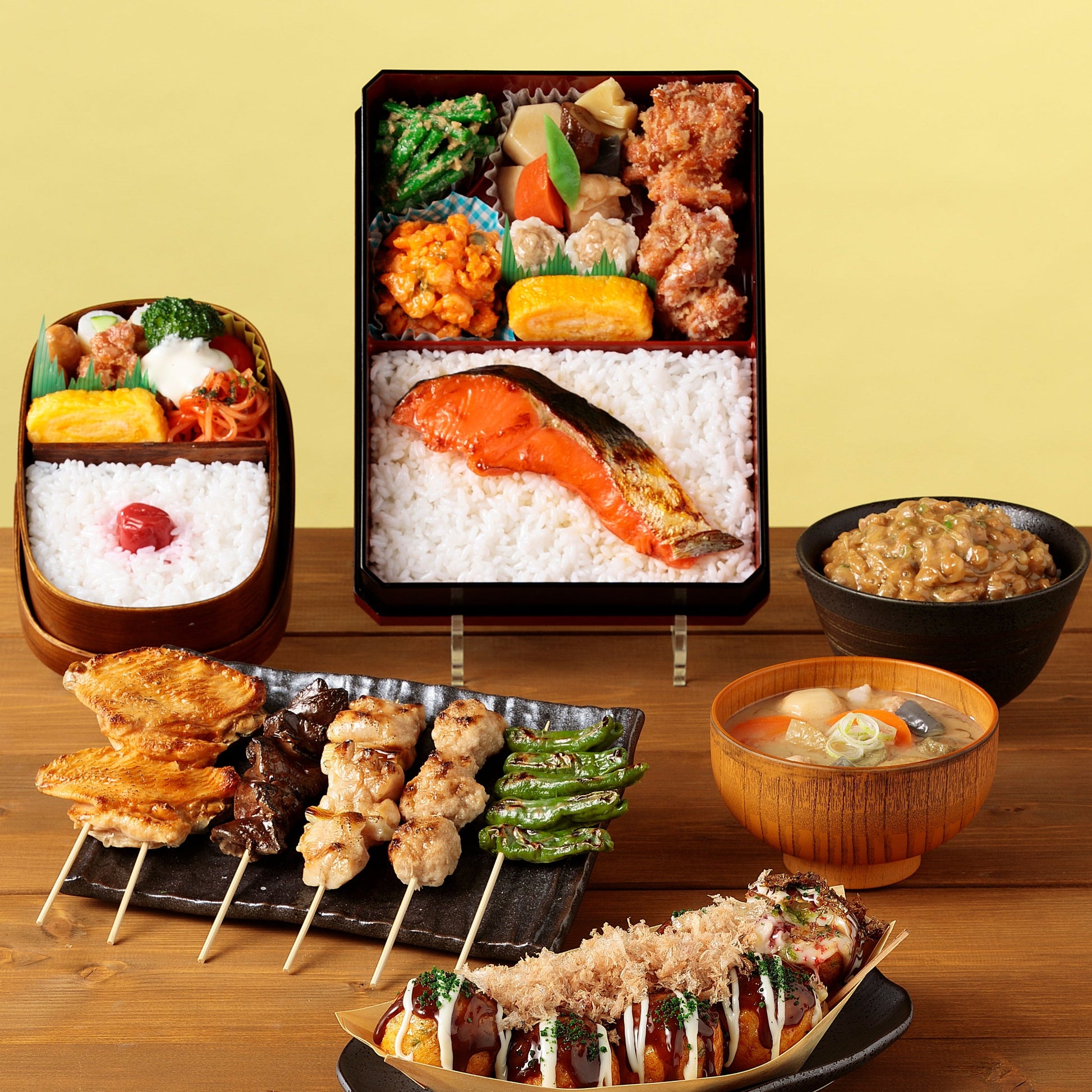 Fake Food / Salmon Bento