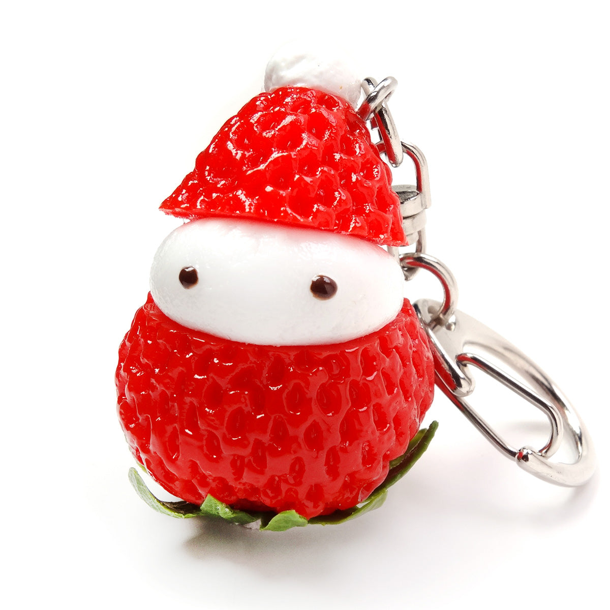 Fake Food / Santa Claus Strawberry / Key Ring