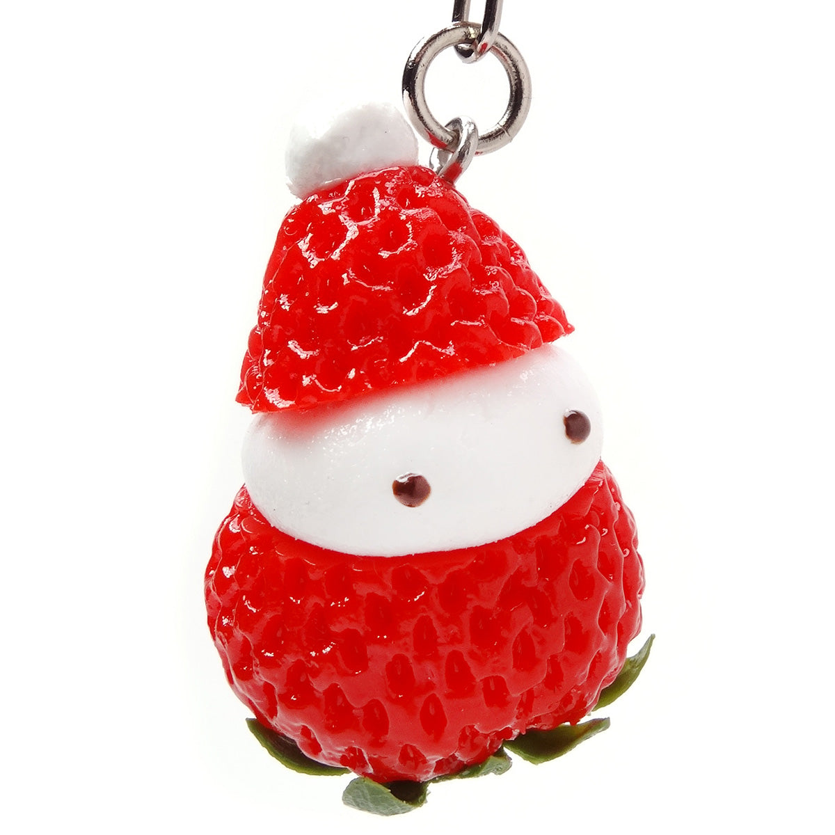 Fake Food / Santa Claus Strawberry / Key Ring