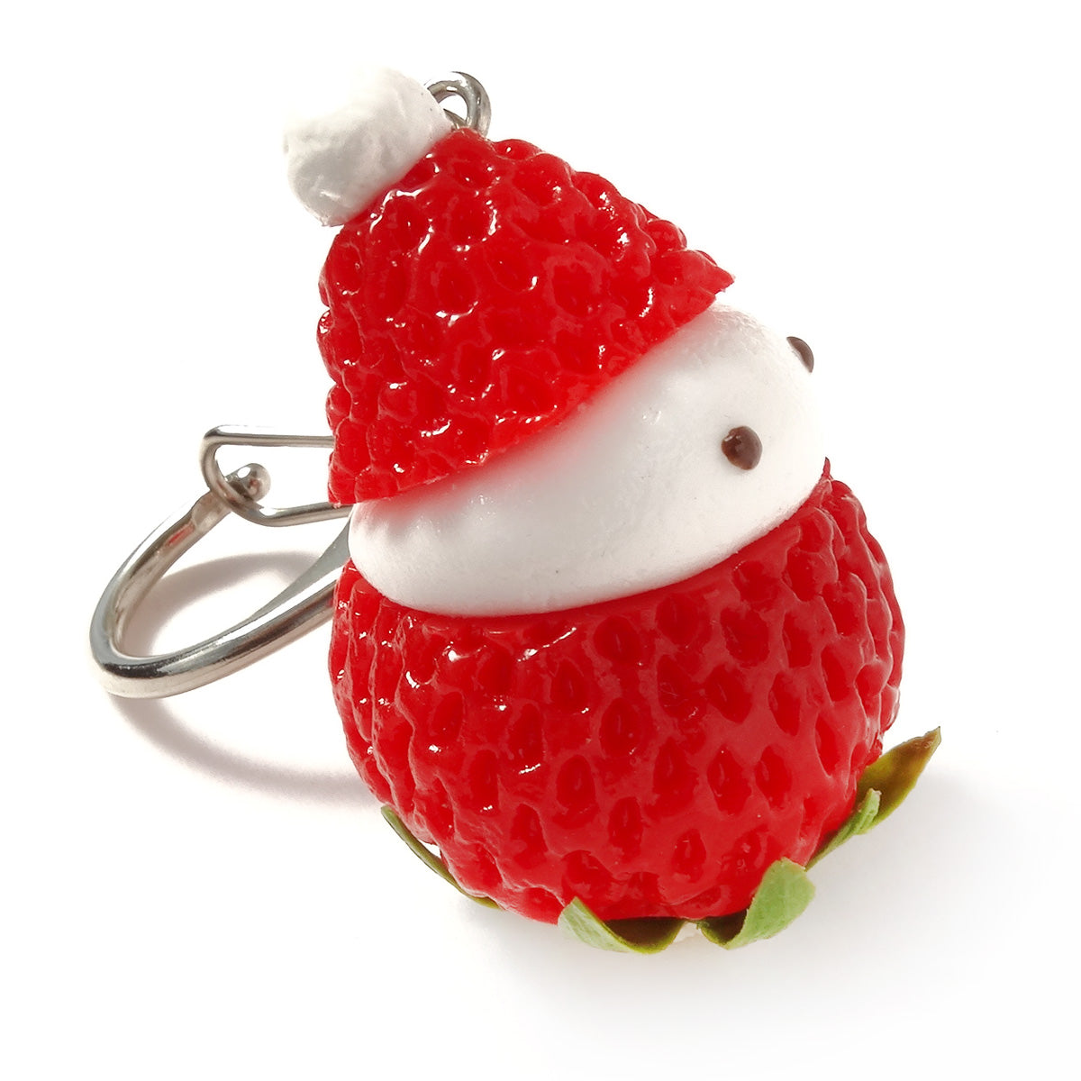 Fake Food / Santa Claus Strawberry / Key Ring