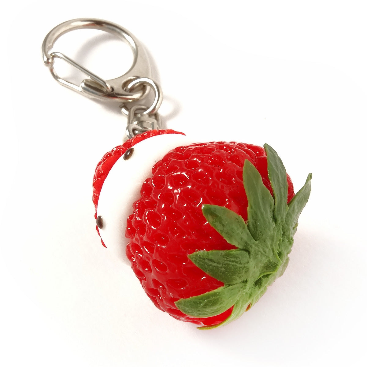 Fake Food / Santa Claus Strawberry / Key Ring