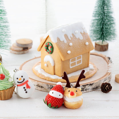Fake Food / Santa Claus Strawberry / Key Ring