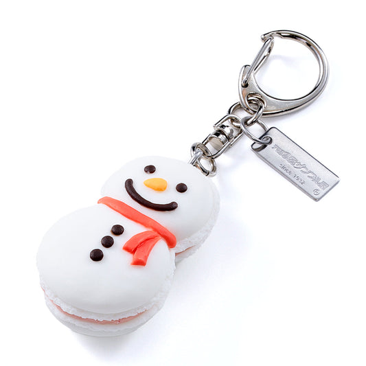 Fake Food / Snowman Macarons / Key Ring