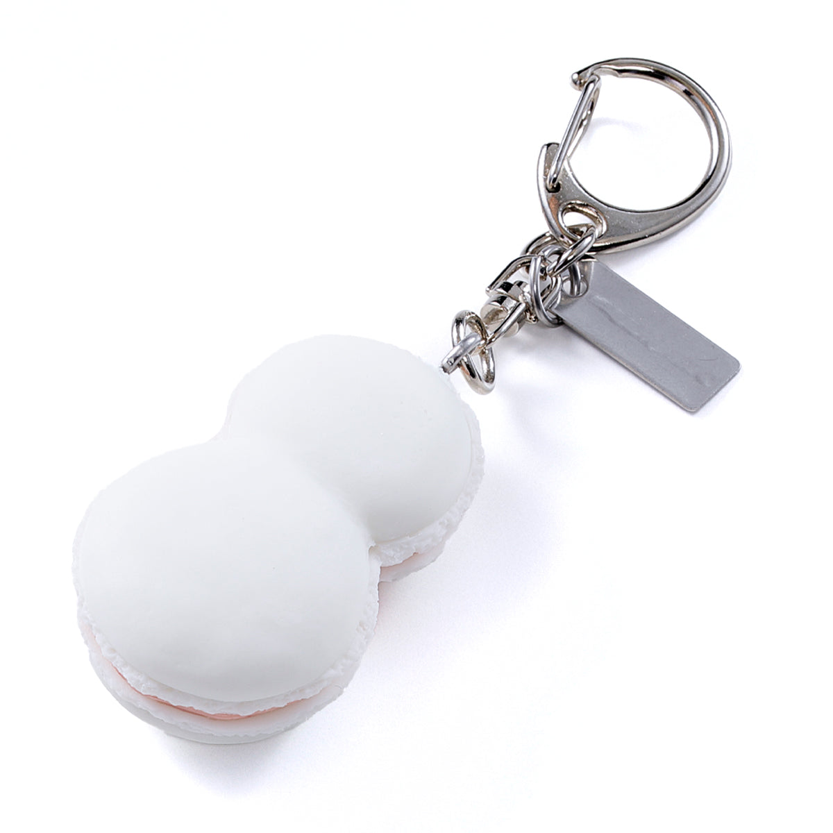 Fake Food / Snowman Macarons / Key Ring