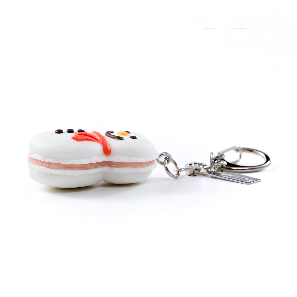 Fake Food / Snowman Macarons / Key Ring