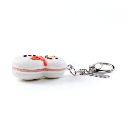Fake Food / Snowman Macarons / Key Ring