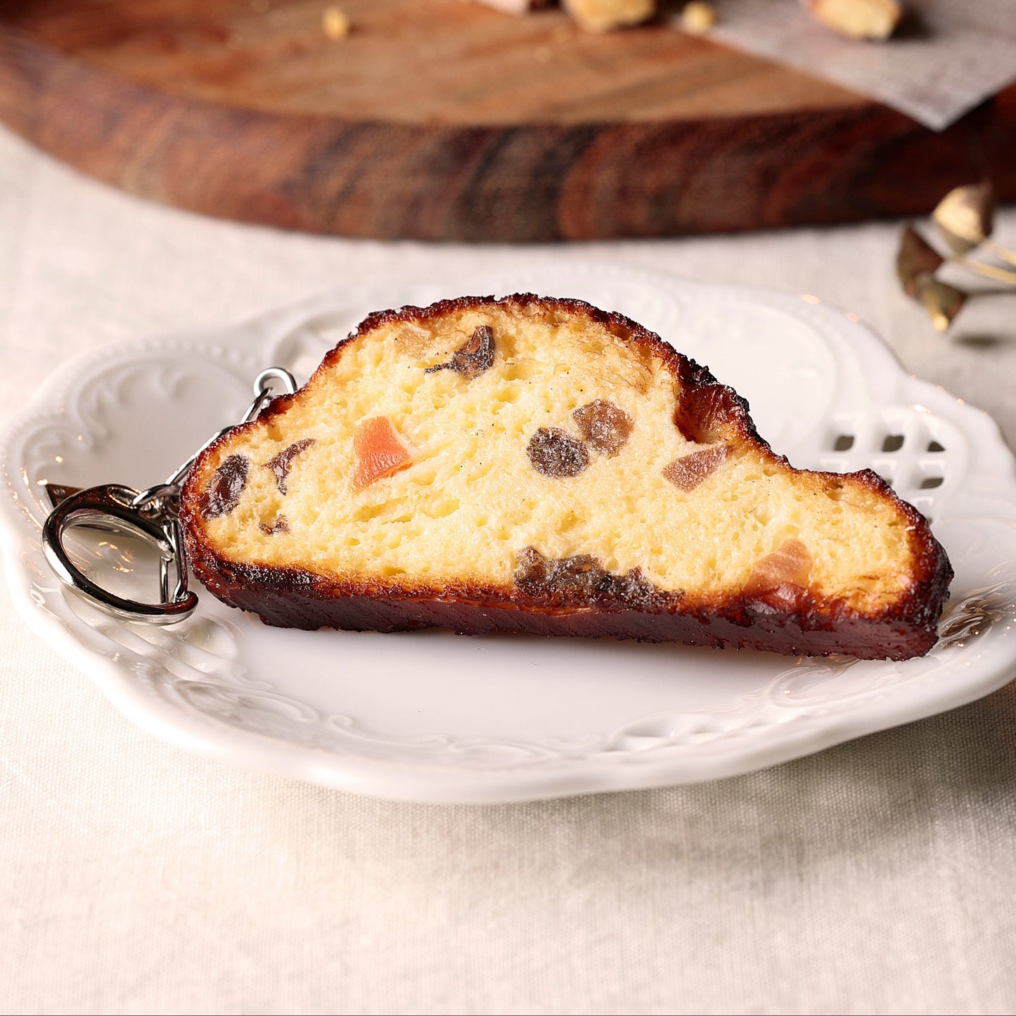 Fake Food / Stollen / Key Ring