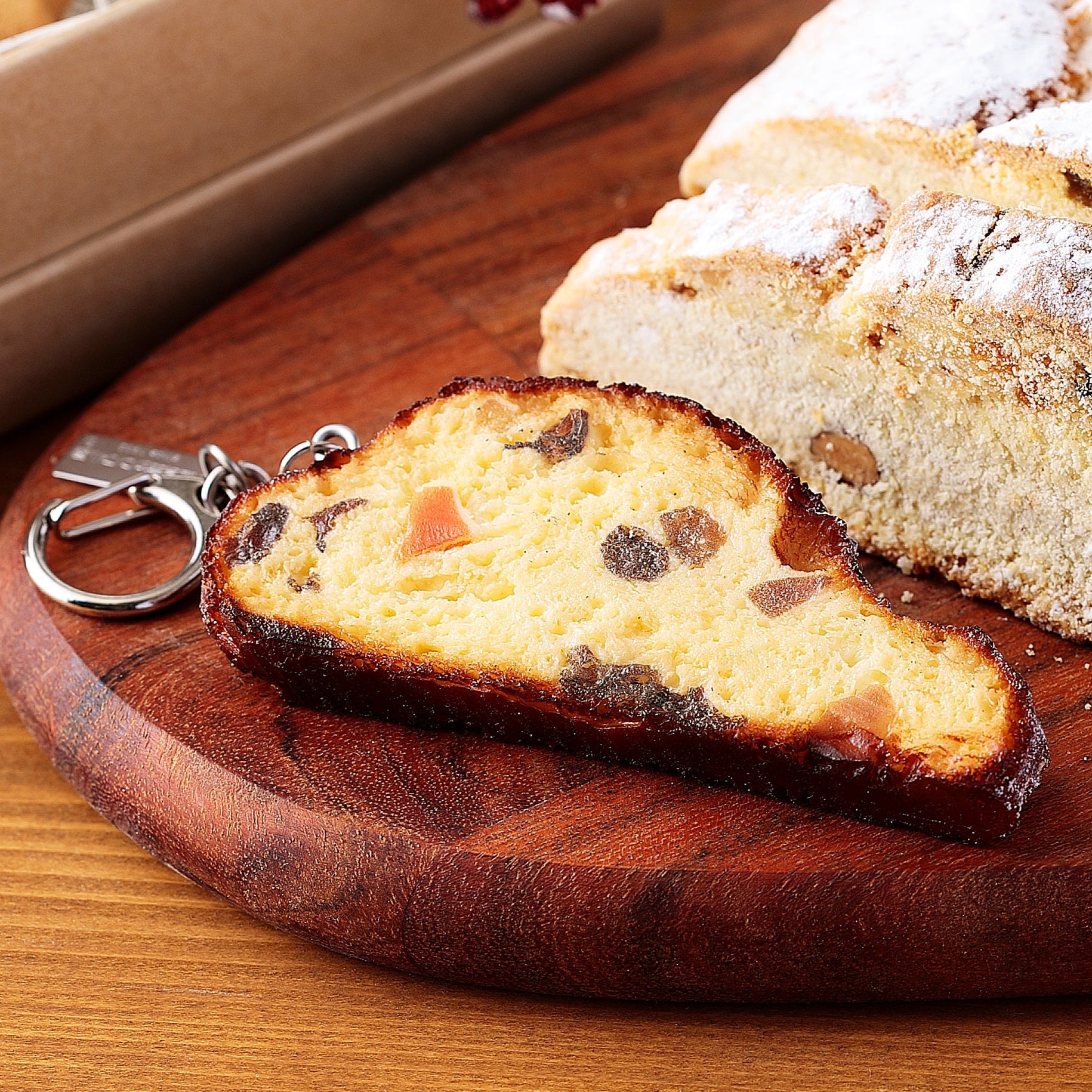Fake Food / Stollen / Key Ring