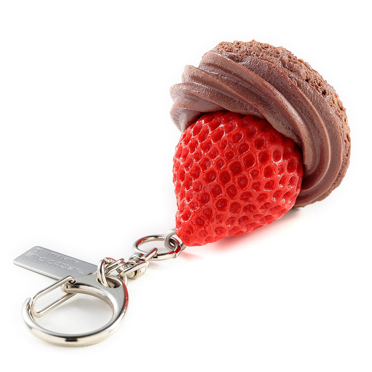 Fake Food / Strawberries for Chocolate Cake (Eat-It-First) / Key Ring
