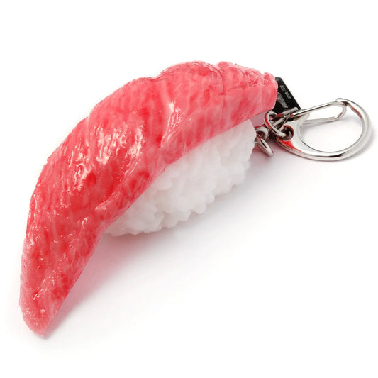 Fake Food / Sushi Fatty Tuna / Key Ring