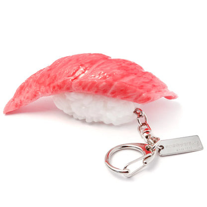 Fake Food / Sushi Fatty Tuna / Key Ring
