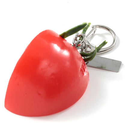 Fake Food / Tomato Slice / Key Ring