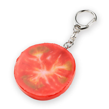 Fake Food / Tomato Slices / Key Ring
