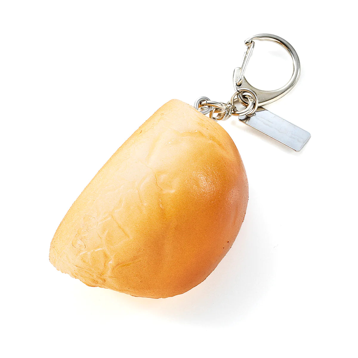 Fake Food / Torn Cream Filled Bun / Key Ring