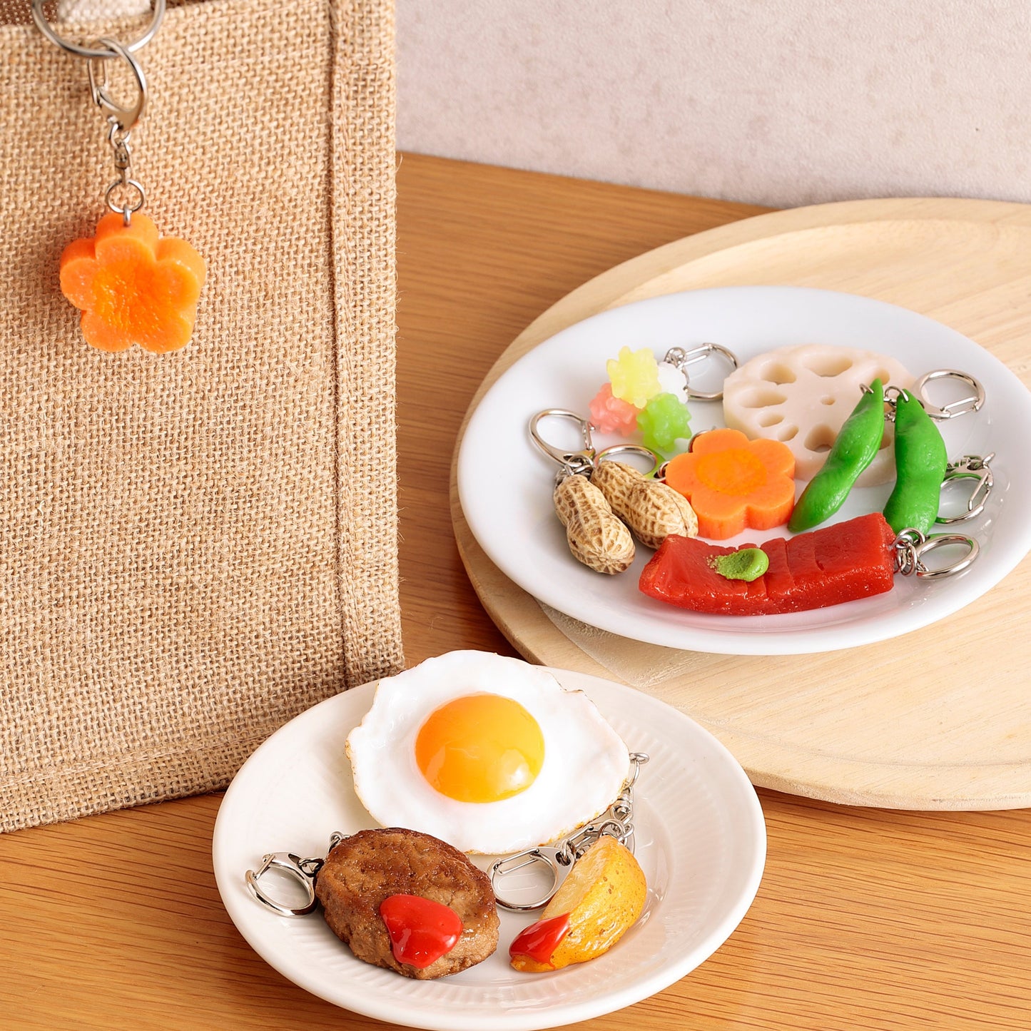 Fake Food / Tuna Sashimi / Key Ring
