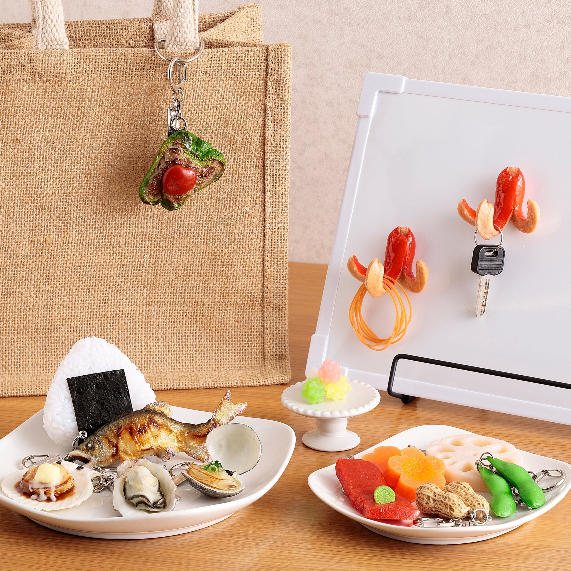 Fake Food / Tuna Sashimi / Key Ring