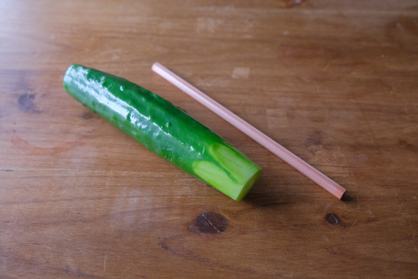 Fake Food / Whole Pickled Cucumber Pencil Cap