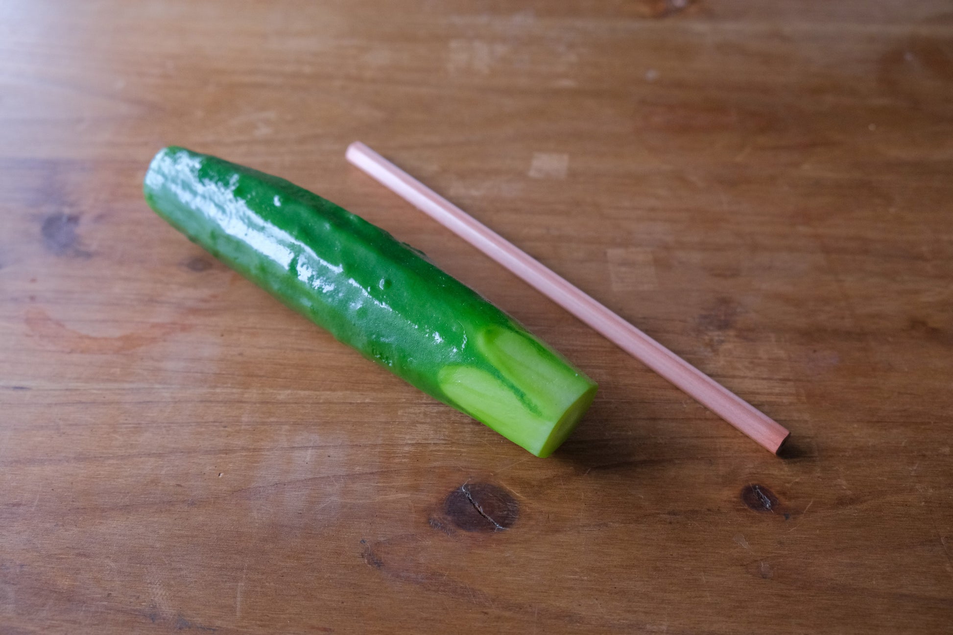 Fake Food / Whole Pickled Cucumber Pencil Cap