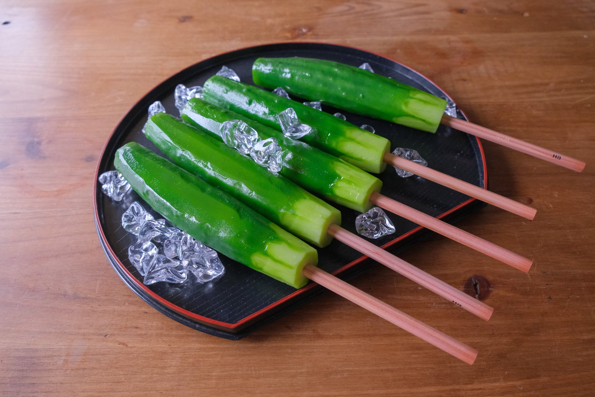 Fake Food / Whole Pickled Cucumber Pencil Cap