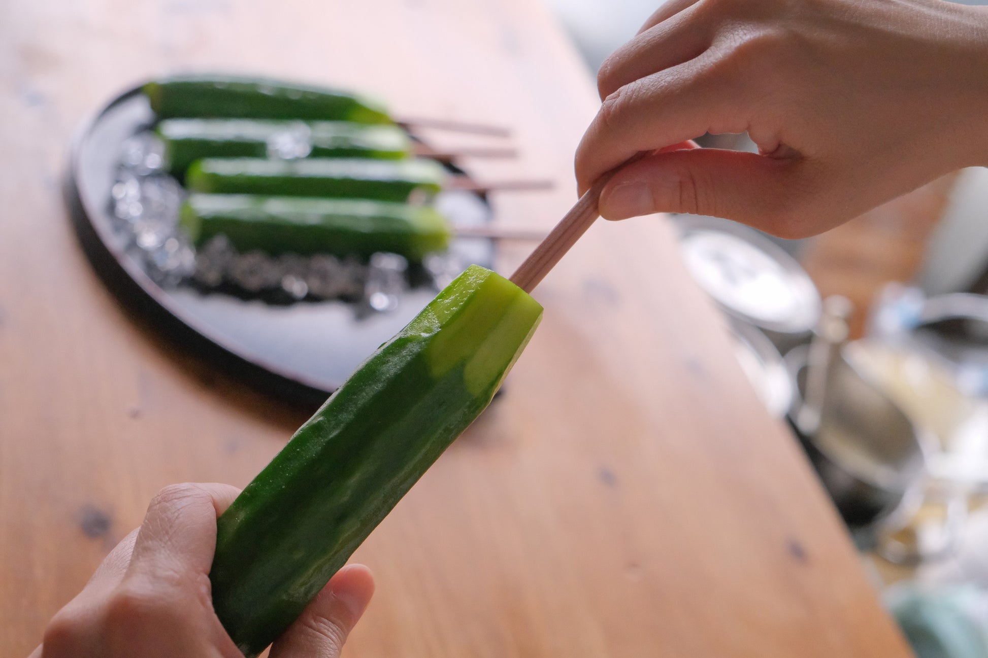 Fake Food / Whole Pickled Cucumber Pencil Cap