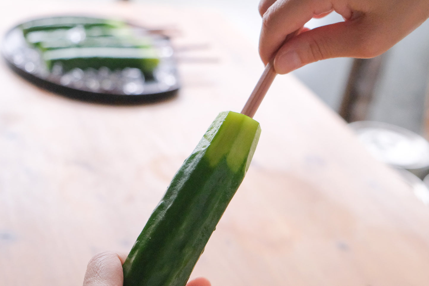 Fake Food / Whole Pickled Cucumber Pencil Cap