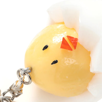 Fake Food / Boiled Egg Chick / Key Ring