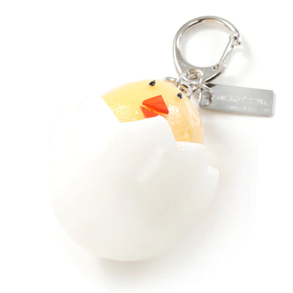 Fake Food / Boiled Egg Chick / Key Ring