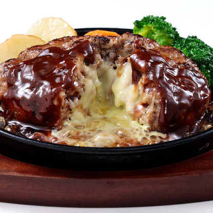 Fake Food / Cheese In Hamburg Steak