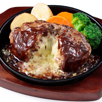 Fake Food / Cheese In Hamburg Steak