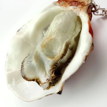 Fake Food / Grilled Oyster / Key Ring