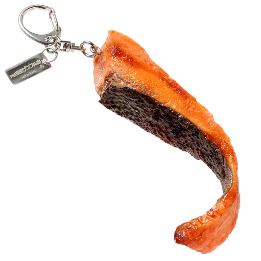 Fake Food / Grilled Salmon Belly / Key Ring