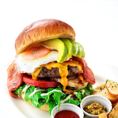 Fake Food / Hamburger Plate