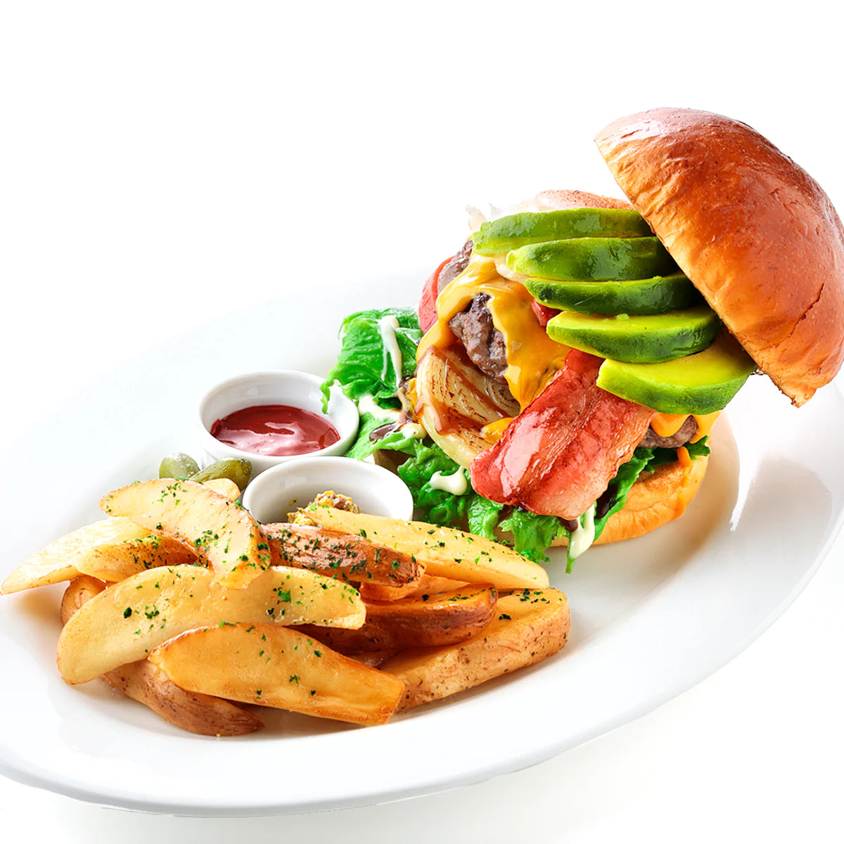 Fake Food / Hamburger Plate