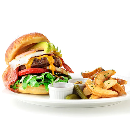 Fake Food / Hamburger Plate