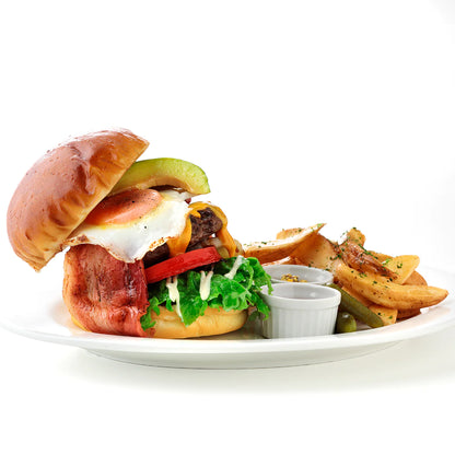 Fake Food / Hamburger Plate