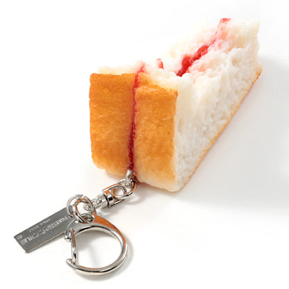 Fake Food / Jam Sandwich crust / Key Ring