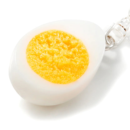 Fake Food / Quail Egg Cut / Key Ring