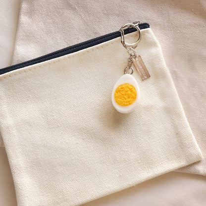 Fake Food / Quail Egg Cut / Key Ring